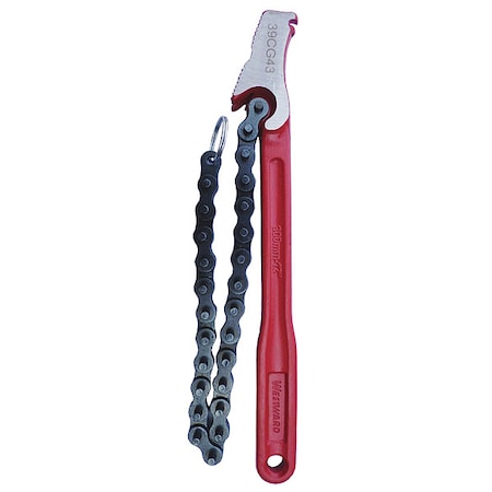 Chain Wrench Overall L 12 in. Type 39CG43 by USA Westward Chain Wrenches
