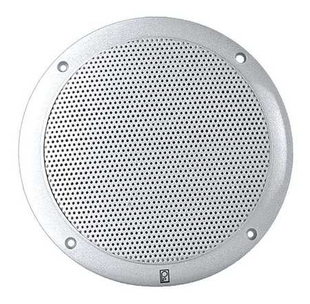 Outdoor Speakers White 2 1/4in.D 40W PR by USA Poly Planar Audio Speakers