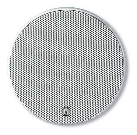 Outdoor Speakers White 2 39/64in.D PR by USA Poly Planar Audio Speakers