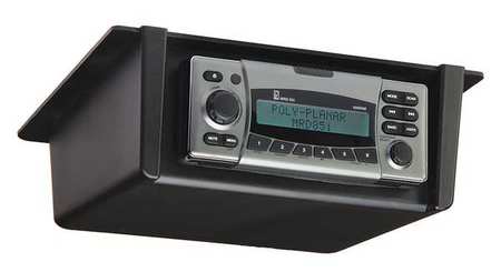 Radio Mount 12in.x10in.x4in. Black by USA Poly Planar Audio Speakers