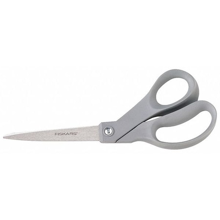 Scissors 8 In L Gray Right Hand by USA Fiskars Snips Shears & Scissors
