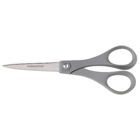 Scissors 7 In L Gray Ambidextrous by USA Fiskars Snips Shears & Scissors