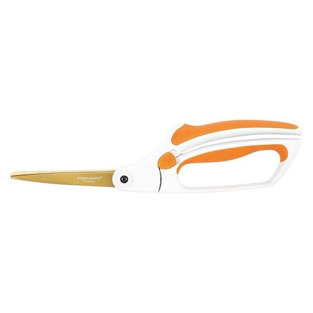 Scissors 8 In L Orange/Gray Ambidextrous Type 12 71787097J by USA Fiskars Snips Shears & Scissors