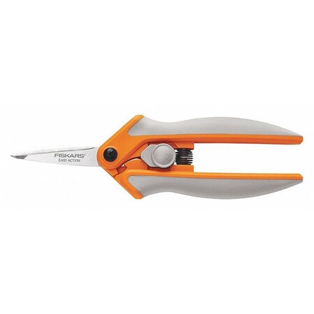 Scissors 6 In L Gray/Orange Ambidextrous by USA Fiskars Snips Shears & Scissors
