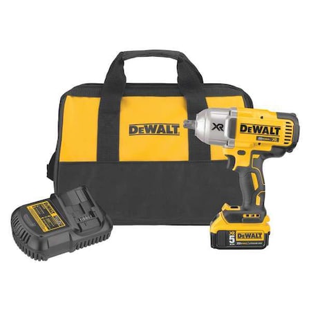 Cordless Impact Wrench 5.0Ah 1/2 in. by USA Dewalt Cordless Power Impact Tools