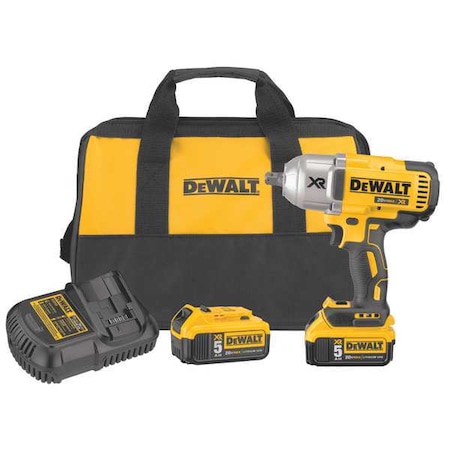 Cordless Impact Wrench Straight 5.0Ah by USA Dewalt Cordless Power Impact Tools