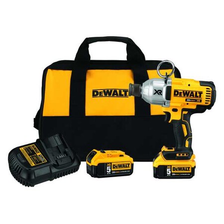 Cordless Impact Wrench 5.0Ah 7/16 in. by USA Dewalt Cordless Power Impact Tools