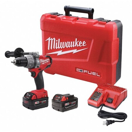 M18 Cordless Hammer Drill Kit 18V 1/2 by USA Milwaukee Cordless Hammer Drills