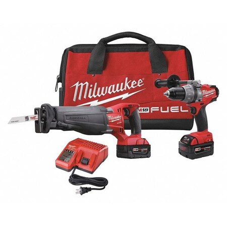 M18 Cordless Combination Kit 2 pcs. by USA Milwaukee Cordless Power Tool Combination Kits