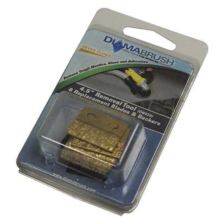 Replaceable Blade Kit 4 1/2 in. 6 pcs. by USA Diamabrush Angle Grinders & Accessories