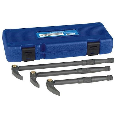 Indexing Pry Bar Set Pieces 3 Steel by USA OTC Nail Pullers Wrecking & Pry Bars