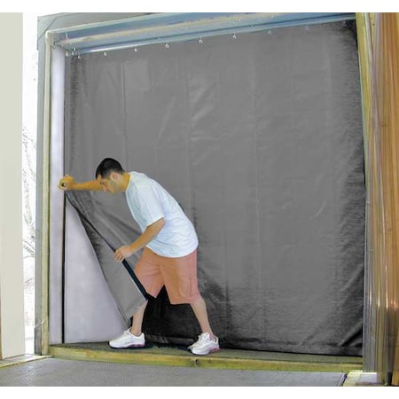 Insulated Truck Curtain 8 ft H x 8 ft W Model 999-00276 by TMI in US