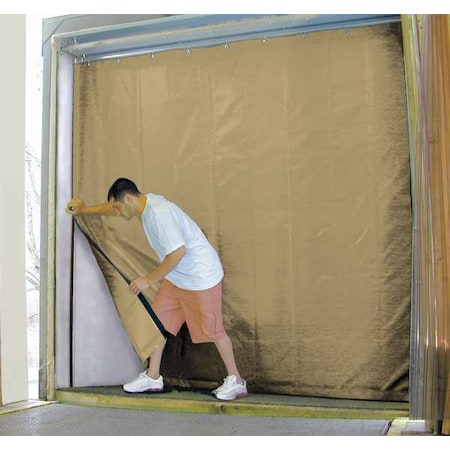 Insulated Truck Curtain 8 ft H x 8 ft W Model 999-00277 by TMI in US