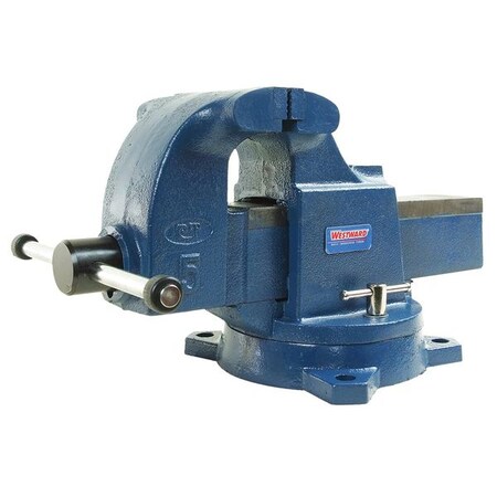 Bench Vise Mechanics Swivel 6 in Open by USA Westward Bench Vises