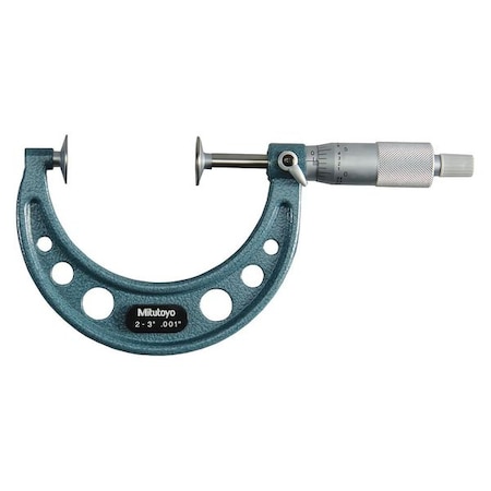 2 3/.001In. Disc Mic by USA Mitutoyo Micrometers