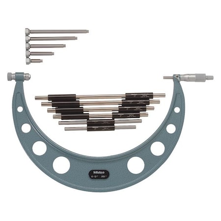 6 12/.001In. O. Mic I/A by USA Mitutoyo Micrometers