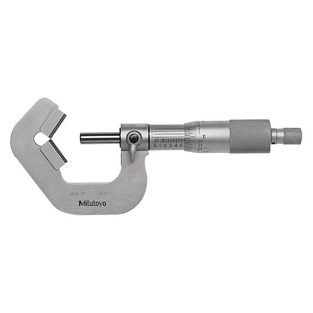 .093 1/.0001In. V Anvil Micrometer by USA Mitutoyo Micrometers