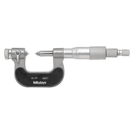 0 1/.001In. Pana Micrometer by USA Mitutoyo Micrometers