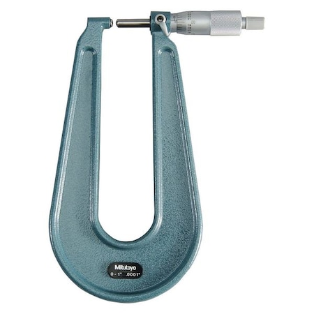 0 1/.0001In. Deep Thrt. Mic S.A And S by USA Mitutoyo Micrometers