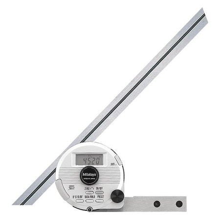Digimatic Univ. Protractor by USA Mitutoyo Precision Measuring Protractors