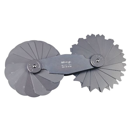 Radius Gage by USA Mitutoyo Precision Measuring Radius Gauges