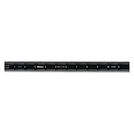 Steel Rule 12In.X300Mm Black by USA Mitutoyo Rulers & Straight Edges