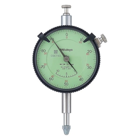 Dial Indicator Long Stem 0 100 .01 by USA Mitutoyo Precision Measuring Dial Indicators