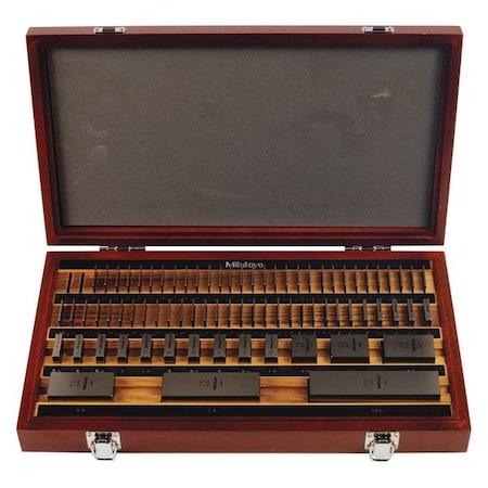 76 Pcs/Set Mm Square Asme0 by USA Mitutoyo Precision Measuring Gauge Blocks & Clamps