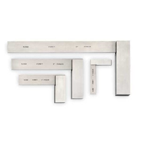Precision Steel Square SS 3 1/2 x 2 In by USA Starrett Precision Steel Squares