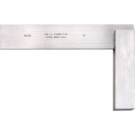 Precision Steel Square SS 7 x 4 In by USA Starrett Precision Steel Squares