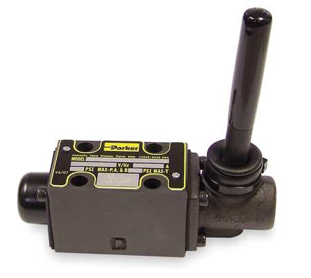 Directional Valve Lever D03 Open Center by USA Parker Hydraulic Control Valves