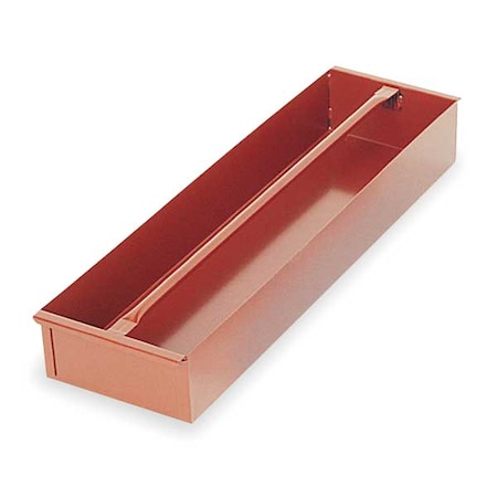 Tote Tray 28 3/16 in. L Steel Brown by USA Jobox Tool Truck & Jobsite Box Accessories