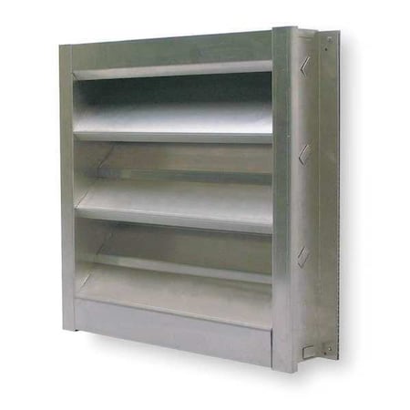 Louver Wall Opening 24 x 24 In Aluminum by Dayton in US