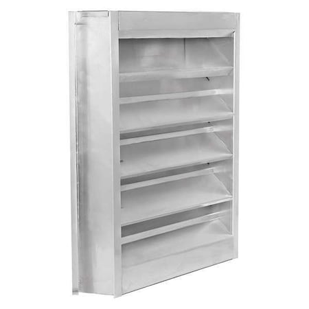 Louver Wall Opening 24 x 36 In Aluminum by Dayton in US