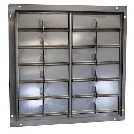 Exhaust Shutter Fits Fan Dia 36 In SS by Dayton in US