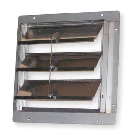 Exhaust Shutter Fits Fan Dia 10 In SS by Dayton in US