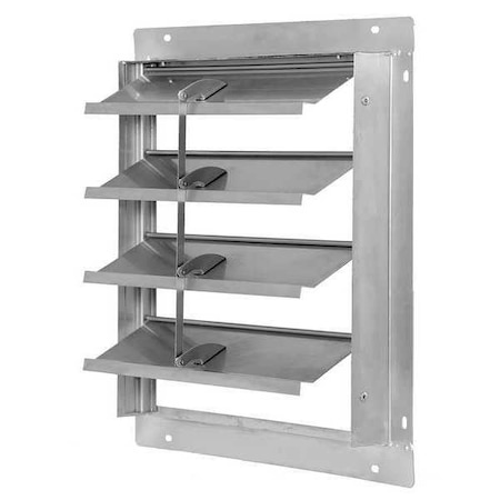 Exhaust Shutter Fits Fan Dia 16 In SS by Dayton in US