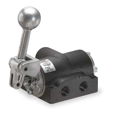 Manual Air Control Valve 4 Way 3/8in NPT Type K213LS by USA ARO Pneumatic Manual Air Control Valves