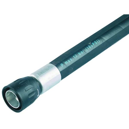 25mm ID x 16" Rubber Coupled Air Hose 232 PSI BK by USA Parker Air Compressor Multipurpose Air Hoses