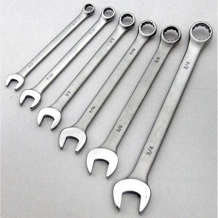 Combo Wrench Set Antislip 3/8 3/4 in 6Pc by USA Westward Combination Wrench Sets