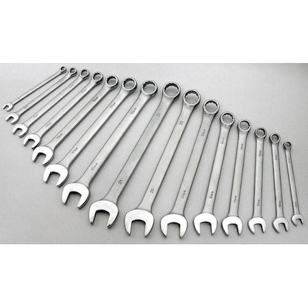 Combo Wrench Set Antislip 7 21mm 15 Pc Type 4JMA9 by USA Westward Combination Wrench Sets
