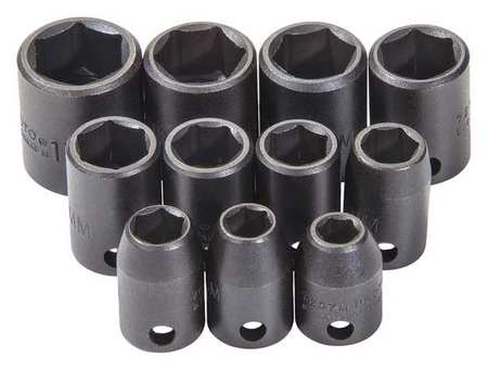 Proto Impact Socket Set 3/8 In Dr 11 pc Technical Info
