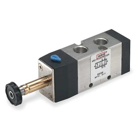 Solenoid Air Control Valve 1/2 In 4 Way Type M214SS 000 N by USA ARO Pneumatic Solenoid Air Control Valves