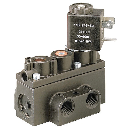 Solenoid Air Control Valve 1/4 In 24VDC Type A212SS 024 L by USA ARO Pneumatic Solenoid Air Control Valves