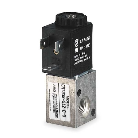 Solenoid Air Control Valve 1/8 In 24VDC Type CAT33S 024 L by USA ARO Pneumatic Valve Solenoid Coils