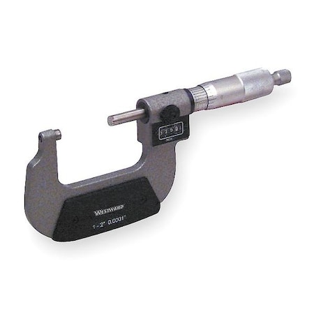 Digital Micrometer 1 2 In 0.0001 Ratchet by USA Westward Micrometers