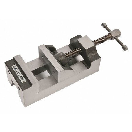 Ground Drill Press Vise 4 In W 5 In D by USA Palmgren Bench Vises