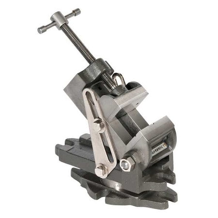 Angle Vise Swivel 2 7/16 In W 2.5 In D by USA Palmgren Bench Vises