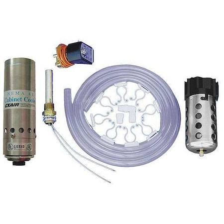 Vortex Tube 35 CFM 2500 BtuH NEMA 4 by USA Exair Pneumatic Vortex Tubes