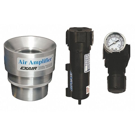 Air Amplifier Kit 1.25 In let 12.9 CFM by USA Exair Air Amplifiers